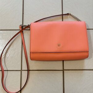 Kate Spade cross body in coral/orange